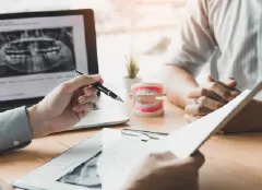 Dental forms and financing options for new patients.